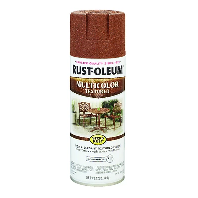 Rust-Oleum 239122 Stops Rust Textured Spray Paint, Rustic Umber, 12 Oz.