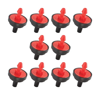 Raindrip R108CT Mini In-Line Dripper, 0.5 GPH, Red, 10-Pack