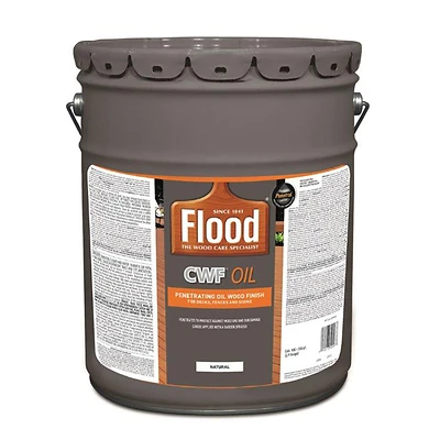 Flood FLD447-05 CWF-Oil Wood Finish, Clear, 5 Gal