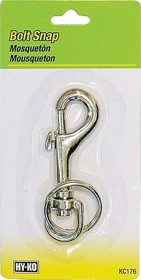 Hy-Ko KC176 Bolt Snap, Split-Ring, Large
