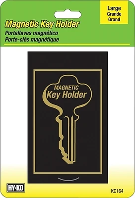 Hy-Ko KC164 Magnetic Key Hider, Black Plastic, Extra Large