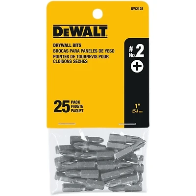 #2 Phillips Drywall Bit Tip, 25-Pk.