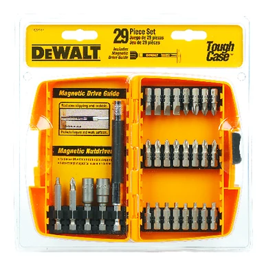 DeWalt DW2162 29-Pc. Screwdriver Bit Set, Steel, Magnetic