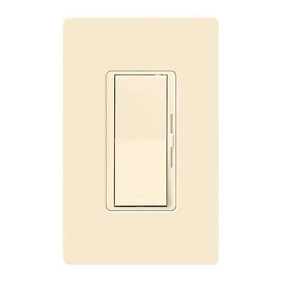 Diva Single-Pole/3-Way Dimmer Switch, 150-Watt, Almond