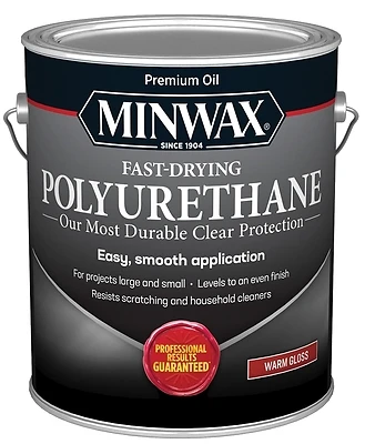 Minwax 319020000 Polyurethane Finish, Fast-Dry, Satin, 1-Gallon
