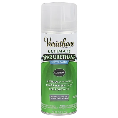 Varathane 250181 Spar Urethane, Semi-Gloss, Clear, 11.25 oz