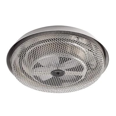 Ceiling Mount Heater, Fan Forced, 1250W, 120V, 10.42A, 4,266-BTUs