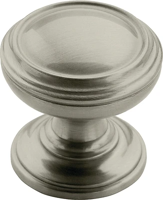 Amerock BP55342G10 Revitalize Round Cabinet Knob, Satin Nickel, 1-1/4 In.