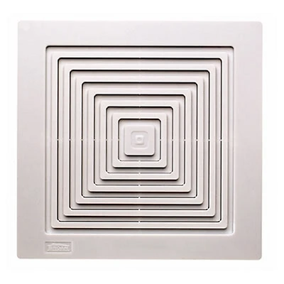 Broan BP90 Bathroom Exhaust Fan Grille, White, 9 x 9 1/4 In.