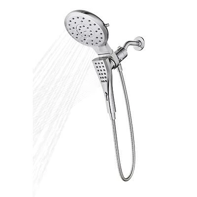 Verso 8-spray 1.75 Gpm Combo Handheld Shower Head With Infiniti Dial, Chrome