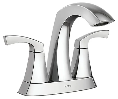 Lindor 2-Handle, High-Arc Bathroom Faucet, 4-In. Centerset, Chrome