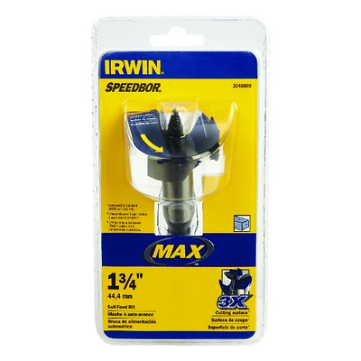 Irwin 3046009 Speedbor Max Self-Feed Wood Drill Bit, 1-3/4 In.
