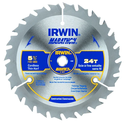 Marathon Carbide-Tipped Circular Saw Blade, 24-Tooth x 5-1/2 In.