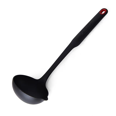 Farberware 5211663 Classic Black Nylon Ladle, 14 In., Heat Resistant