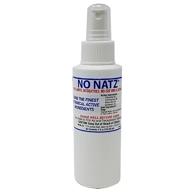 No Natz NNACE4OZ Organic Insect Repellent Liquid, 4 oz.