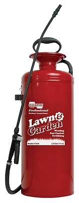Chapin 31430 Compression Sprayer, 3 Gal Steel Tank, 42 In. Hose
