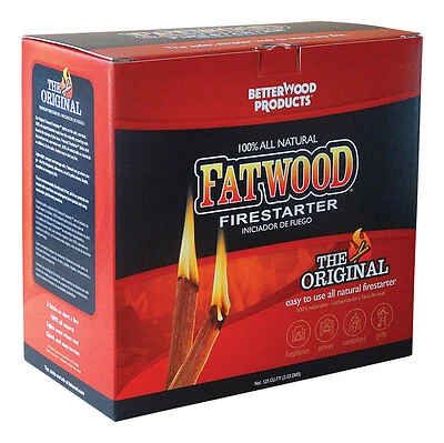 Better Wood Products 09987 Fatwood Fire Starter Sticks, 5 Lbs.