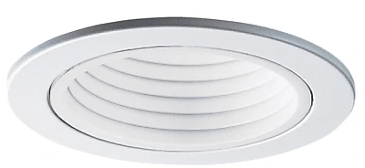 Plastic Step Baffle, White, 4 In.