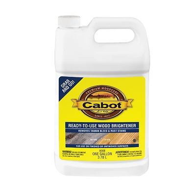 Cabot 8008-07 Wood Brightener, Ready-to-Use, 1 Gallon