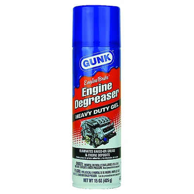 Gunk EBGEL Engine Brite Gel Degreaser, Heavy Duty, 15 Oz.