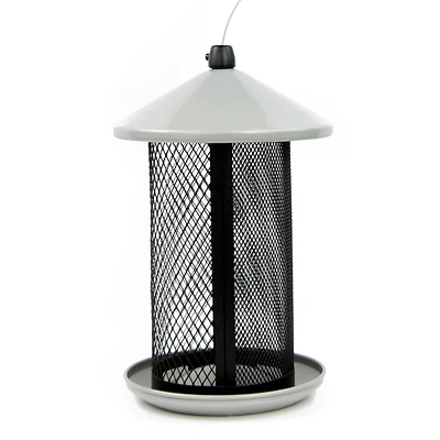 Perky-Pet TSS00349 Dual-Mesh Bird Feeder, 2.85 lb, Metal, Gray
