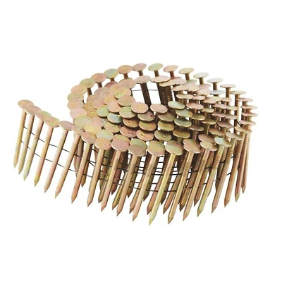 15 Degree Wire Weld Galvanized Coil Roofing Nails 7/8 In. X .120 In. 7200 Pk