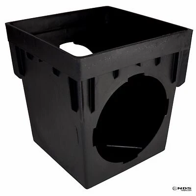 NDS 900 Double Outlet Catch Basin, 9 x 9 In.