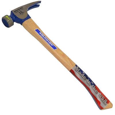 19 Oz. Milled-face California Framing Hammer With Hickory Handle, 17 In.