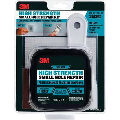 3M PPP-KIT Spackling Patch Plus Primer Kit, 8 oz Tub