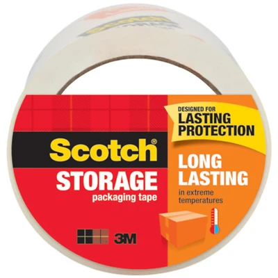 Scotch 3650 Clear Packaging Tape, 1.88 In. x 54.6 Yd.