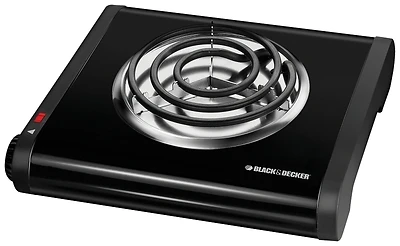 Black & Decker SB1001B Single Buffet Range, 5-1/2 In. Burner, 100W