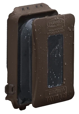 Ml500z Single Gang Expandable Outdoor Box Cover - Bronze Polycarbonate