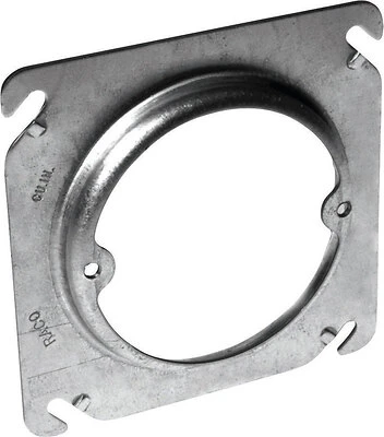 4 In. Square Round Rise Box Cover