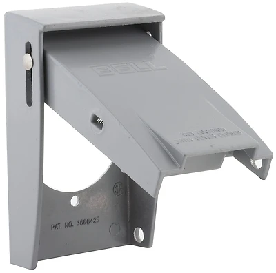 Single Gang Vertical Die-cast Aluminum Weatherproof Outlet Cover 30a/50a