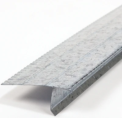 Steel Drip Edge, Galvanized, 2-7/16 x 1-In. x 10-Ft.