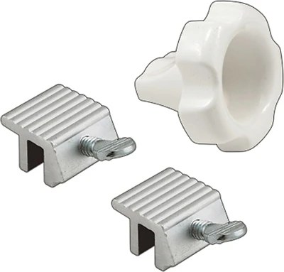 Prime-line U 11127 Zinc Plated Aluminum Sliding Window Lock Kit With Wrench, 1 In. Width