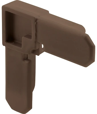 Screen Frame Corners, Bronze Nylon, 3/4 x 5/16 In., 100-Pk.