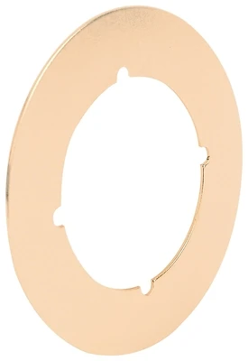 Defender Security U 9524 Brass Door Cover Plate, 3-1/2 In., 2-1/8 In. Bore