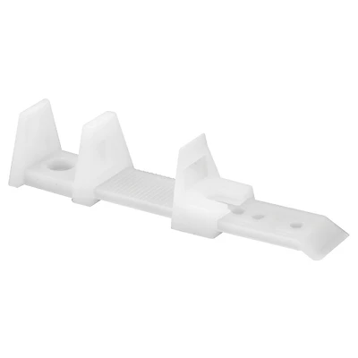 Prime Line N 6564 Self-Adjusting Bypass Sliding Door Bottom Guide, 2-Pk.