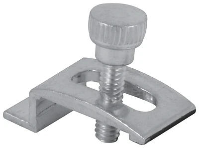 Prime-Line PL7939 Storm Door Panel Clips, Aluminum, Mill Finish, 8-Pack