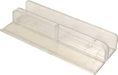 Tub and Shower Enclosure Bottom Guide, Clear Nylon, 2-Pk.