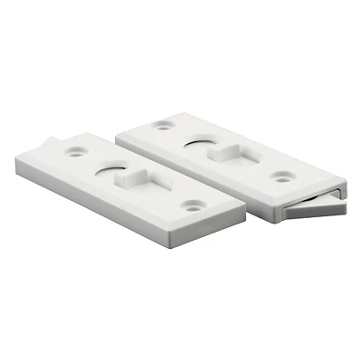 Prime-Line F 2627 Tilt Latch, White Plastic, 2-Pk.