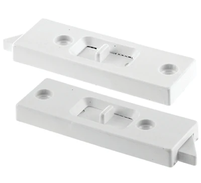 Prime-Line F 2598 Tilt Latch, White Plastic, 2-Pack