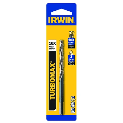 Turbomax 29/64 In. X 5-5/8 In. High Speed Steel Drill Bit With Straight Shank