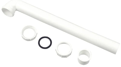 94014 Slip Joint Waste Arm, 1-1/2 Inch Diameter X 15 Inch Length, White