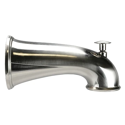 Danco 10316 Tub Spout With Diverter, Brushed Nickel, 6 In.