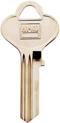 Hy-Ko 11010T7 Key Blank, Brass, Nickel, Taylor Locks