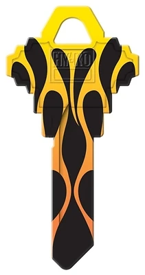Hy-Ko 16010SC1-18 Flames Key Blank, Single Sided, Schlage SC1