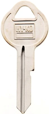 Hy-Ko 11010B11 Key Blank, Single Sided, Brass, Nickel Plated