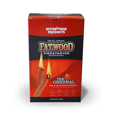 Better Wood Products 09984 Fatwood Pine Resin Fire Starter, 2 Lb